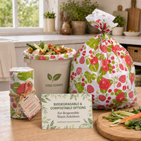 Sacs poubelles plats robustes sur mesure pour usage domestique, étanches, avec emballage personnalisé (taille, épaisseur, couleur) pour la vente au détail