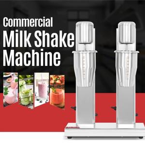 Machine à milkshake professionnelle à double tête en acier inoxydable, utilisée pour l'industrie alimentaire, pour les hôtels - Product Image 6