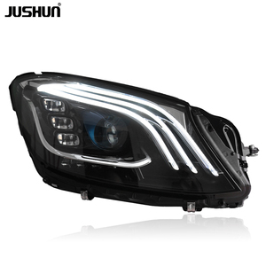 ชุดไฟหน้าสำหรับ S-class W222 ปี 14-17 แบบดัดแปลง ไฟ LED ใหม่ ไฟเดย์ไลท์ JUSHUN สำหรับ Mercedes-Benz S-class W222 ปี 14- - Product Image 1