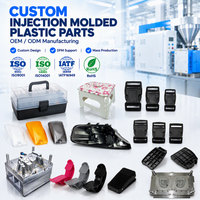 Pièces moulées par injection en plastique ABS personnalisées pour l'automobile, accessoires de composants en plastique automobile