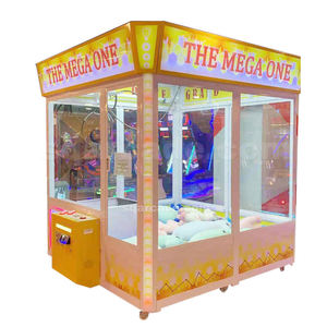 Machine d'arcade à pièces bon marché personnalisée en gros <span class=keywords><strong>jeu</strong></span> de grue à griffes en métal géant à vendre - Product Image 6