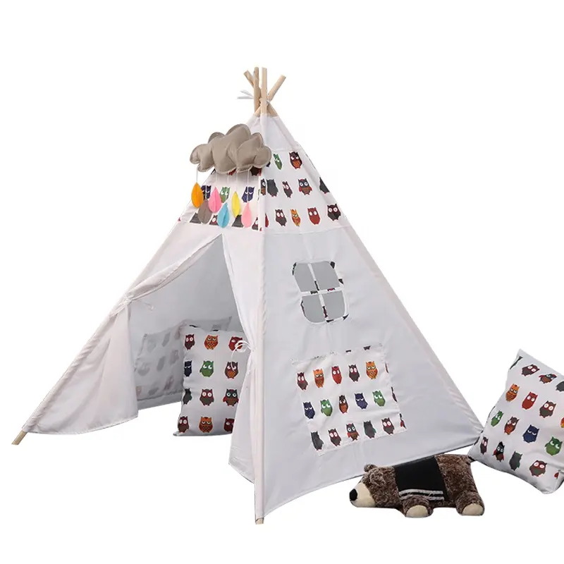 Tipi Tent Voor Kinderen Kinderen Spelen Teepee Tent Huis Baby Indoor & Outdoor Kids Indian Speelgoed Tenten