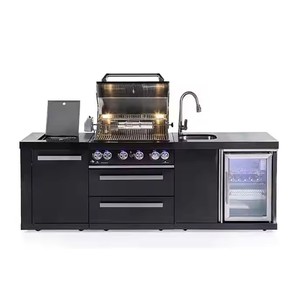 Prima thép không gỉ Tủ ngoài trời cho BBQ công cụ tủ bếp ngoài trời 304 thép không gỉ tủ bồn rửa ngoài trời - Product Image 1