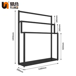 Source manufacturer high quality hangers for clothes custom size scarf trousers display stand Display Racks for shop