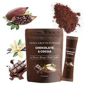 Mezcla de bebidas de chocolate caliente de etiqueta privada Cacao en polvo vainilla Dulce molido Chocolate bebida té - Product Image 1