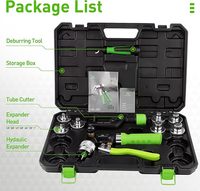 Ensemble d'outils d'extenseur de Tube de St-300AL de haute qualité 11 têtes d'expansion Garantie 1 an Pièces de réfrigération Kit d'outils de CVC 2024