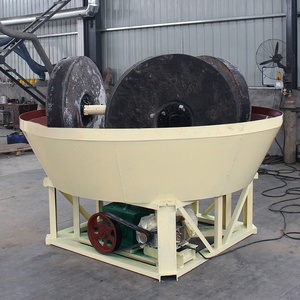 Three <strong>Rollers</strong> Grinder <strong>Wet</strong> <strong>Pan</strong> <strong>Grinding</strong> <strong>Mill</strong> Machine for Gold - Product Image 2