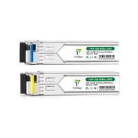 Module SFP de qualité télécom en gros 1.25G BIDI 20km 1310nm/1550nm Simplex LC Transceiver Fibre Optique Monomode Compatible GPRS