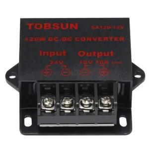 سعر المصنع هايت جودة TOBSUN 24V إلى 12V DC-DC 10A محوّل خفض الجهد الكهربائي