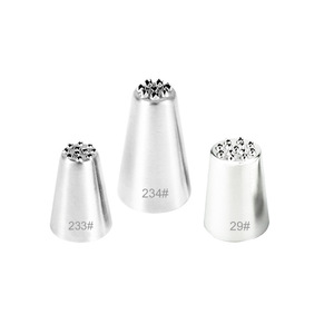 Juego de 3 Boquillas de Acero Inoxidable 304 para Decoración de Pasteles de Alta Gama y Herramientas de Reposterí<span class=keywords><strong>a</strong></span> - Product Image 6
