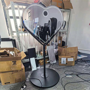 Cabina de Fotos con Espejo Mágico de 40 Pulgadas, Compatible con Cámaras, Tamaño Personalizable, Impresión Instantánea, Suministros para Fiestas de Boda - Product Image 5