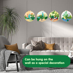 Yeni Yün Keçe İğneleme Seti <span class=keywords><strong>DIY</strong></span> Bitki Nakışı Esnek Set - Product Image 4