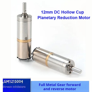 <span class=keywords><strong>Motor</strong></span> de CC de imán permanente sin núcleo de 12 mm y 12 V, 20-2000 rpm, con reductor planetario de copa hueca y engranajes metálicos para electrodomésticos - Product Image 4