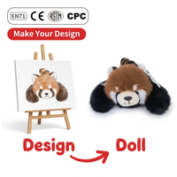 Boneka Hewan Isi Kapas PP dengan Bordir Personal dan Lapisan Jala - Hadiah Ulang Tahun untuk Anak-Anak