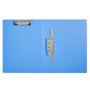 Comix A604 X Porte-documents en plastique A4 bleu avec double pince robuste pour usage bureautique - Product Image 2