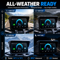 Pantalla Inalámbrica Bestsonic de 6 Pulgadas para Motocicleta con CarPlay para Distribuidores Globales, Grabación con Doble Cámara, Pantalla de Navegación Inalámbrica