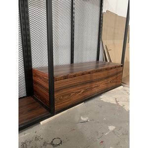 ชั้นวางเสื้อผ้าโลหะสำหรับร้านค้าปลีกสีดำ ปี 2023 และเฟอร์นิเจอร์ร้านค้า บูติกเสื้อผ้า - Product Image 6