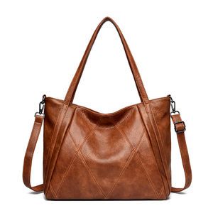 Bolso Tote de PU de Alta Calidad Modelo 2026 con Cierre, Patrones Geométricos de Poliéster, Bolso de Diseño Lujoso y Portátil para Uso Diario - Product Image 4