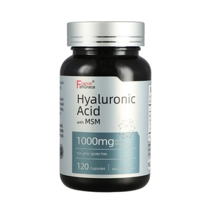 Ácido Hialurónico de Alta Potencia con MSM 1000 mg 120 Cápsulas Apoyo a la Salud para Adultos Suplemento de Ácido Hialurónico - Product Image 1