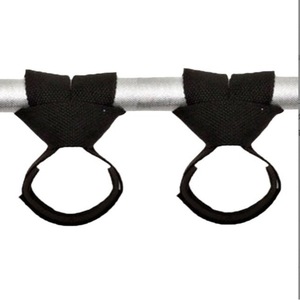 Ceinture d'assistance pour tractions Ztc487, en nylon, pour entraînement de force, noire, lot de 2, unisexe, sans élasticité, pour barre horizontale, barres parallèles, fitness - Product Image 1