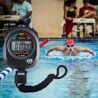 Chronomètre de sport numérique professionnel avec grand écran LCD, logo personnalisé, entraînement, compte à rebours électronique, course à pied