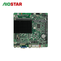 Aiostar Motherboard industri Mini ITX Intel J1900 CPU DDR3, kartu grafis terintegrasi memori untuk Desktop kaya antarmuka baru