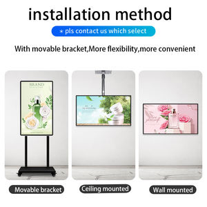 Écrans publicitaires numériques multimédia intérieurs 4K à <span class=keywords><strong>lunette</strong></span> ultra-étroite et affichage de signalisation pour magasin de centre commercial de restaurant - Product Image 6