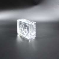 Trophée en cristal vierge K9 pour la gravure au laser ou l'impression UV Cadre photo en verre Premium Creative Crystal Award
