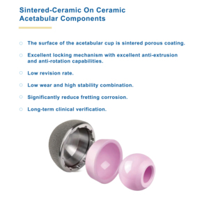 Prostesis Sendi Penggantian Pinggul <span class=keywords><strong>Total</strong></span> Parsial Dual Mobility Artroplasti dengan Cup Acetabular Bersemen Primer UHMWPE Kelas CE III 5+ - Product Image 5