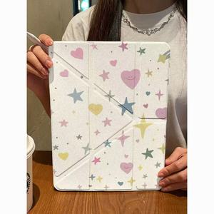 Cute Cartoon Y Fold Tablet Protective Case Shockproof <b>Cover</b> For iPad Air1 2 4 5 11 Inch M3 A16 10th Gen - Product Image 4
