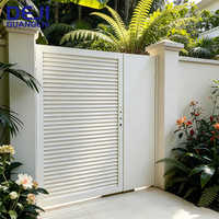 Petites portes modernes pour l'extérieur, portes de jardin en aluminium de haute qualité