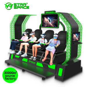 Simulador <span class=keywords><strong>de</strong></span> película 9D, 4 asientos, cine, experiencia inmersiva, diversión Vr, multijugador VR, cine dinámico, estrella, espacio VR - Product Image 2
