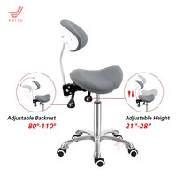 ANTLUPLUS Tabouret dentaire ergonomique de type selle pour clinique, chaise de dentiste, mobilier hospitalier, tabouret ophtalmique
