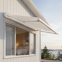 Auvent de terrasse motorisé de luxe de qualité commerciale avec commande vocale Alexa Google, protection contre la pluie pour jardin et terrasse