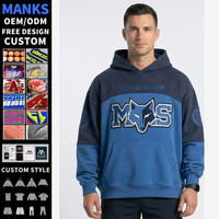 Sudadera con Capucha Personalizada con Logotipo Bordado para Hombre, Sudadera Deportiva Informal de Gran Tamaño para Gimnasio y Fitness