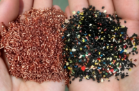 Mini Granulateur de Fil de Cuivre Type Sec, Séparateur de Câbles et de Plastiques Usagés, Petite Machine de Recyclage de Cuivre pour Déchets