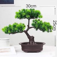 OH ARTS Bonsaï Arbre Artificiel En Plastique En Pot Décor Intérieur Mini Verdure Offre Spéciale Simulation Table Ornement Petite Plante De Bureau