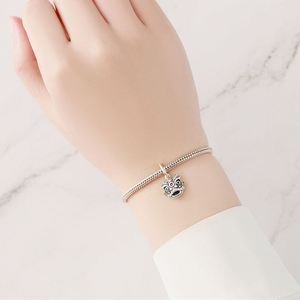 Collar de pulsera con abalorio fino de alta calidad, accesorios de joyería DIY, abalorio de Plata 925 S925, colección de colgantes de cuentas de circón de plata