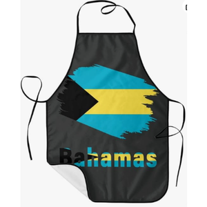 <span class=keywords><strong>Delantal</strong></span> llamativo con la bandera de Bahamas para cocina, resistente al agua, para mujeres y hombres, para cocinar, hornear, jardinería, un regalo para un amigo - Product Image 1