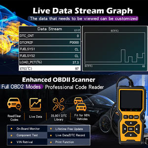 Nouveauté V519 Lecteur de code OBD 2 automatique Scanner automobile complet avec fonction d'analyse complète du moteur ABS Garantie 1 an - Product Image 5