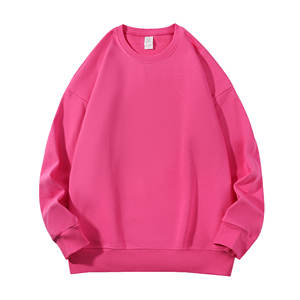 Sweatshirts de haute qualité avec logo personnalisé Sweat-shirt uni à manches longues et col rond en éponge française pour hommes - Product Image 5