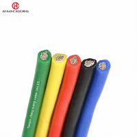 AGR OEM Fabrik Hochflexibles Weiches Silikon-Elektrokabel 6/10/12 AWG 26-14 AWG Einadriges Verseiltes Kupferkabel