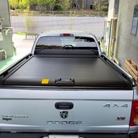 Couverture de benne enroulable noire pour pick-up Dakota Ram 1500 2500, ajustement personnalisé