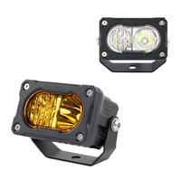 Nouvelle arrivée, lampe de travail LED Baja Light 20W, carrée, étanche, antibrouillard, avec interrupteur, universelle pour moto/vélo/voiture, projecteur