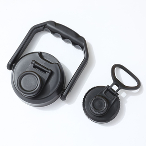 Bouteille d'eau isotherme en acier inoxydable à double paroi personnalisée pour le sport et les voyages en plein air, avec poignée et couvercle à vis - Product Image 6