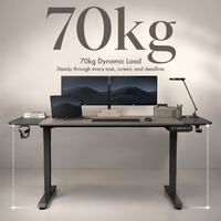 Table de levage AOR E-sports en panneau de particules de qualité E0 de 15 mm, cadre de table à double section inversée à moteur unique, vente en gros d'usine