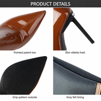 Bottes à talons aiguilles super hauts pour femmes, en PU, doublure velours, bout pointu, élastiques, pour banquets et mariages