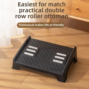 Repose-pieds ergonomique antidérapant en gros pour bureau à domicile et joueurs, avec roulettes - Product Image 6