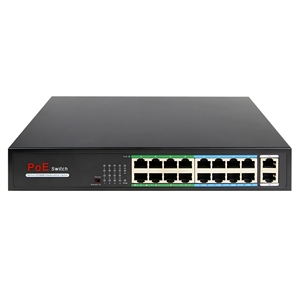 <b>PoE</b> <b>Switch</b> 16 Port 10/100M Standard Gigabit Ethernet Network <b>Switch</b> for Office Home Use - Product Image 1
