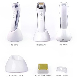Masseur facial portable à microcourant RF <span class=keywords><strong>pour</strong></span> raffermir la peau, la resserrer et lutter contre le vieillissement, appareil de traitement facial - Product Image 1